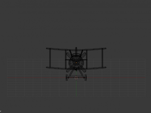 low poly plane 3D Model