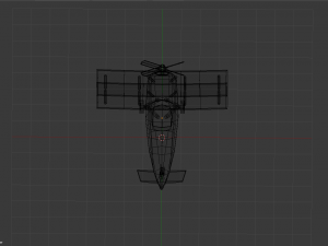 low poly plane 3D Model