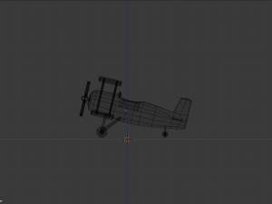 low poly plane 3D Model