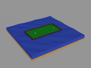 mini golf 3D 模型