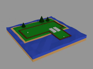 mini golf 3D Model