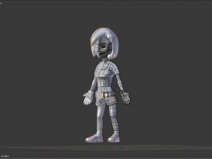 anime female 3D Model