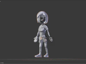 anime female 3D Model