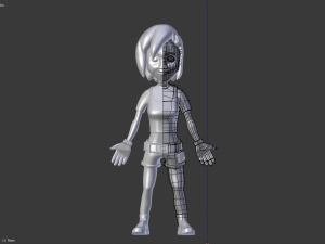 anime female 3D Model