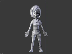 anime female 3D Model