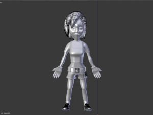 anime female 3D Model