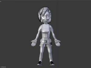 anime female 3D Model