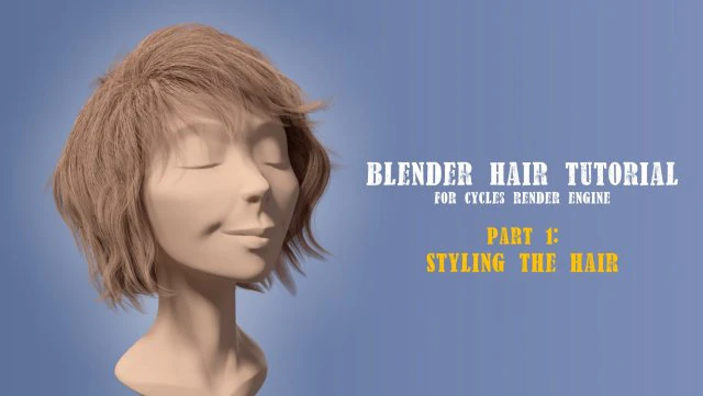 Hair Styling and Rendering in Blender 