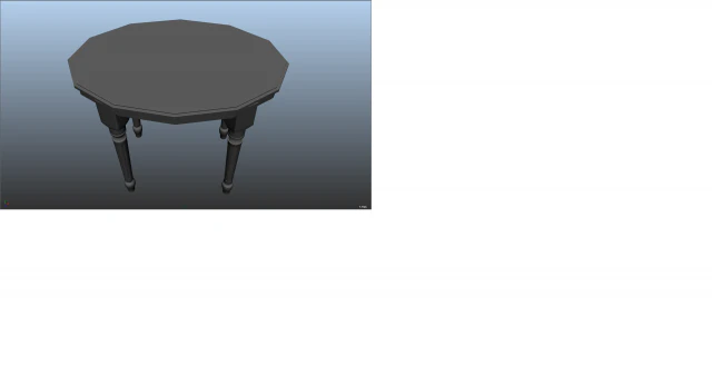 a modern table 3D Model .c4d .max .obj .3ds .fbx .stl .blend 
