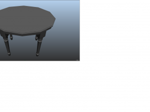 a modern table 3D Model