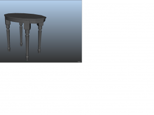 a modern table 3D-Modell