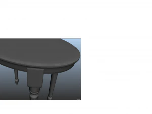a modern table 3D Model