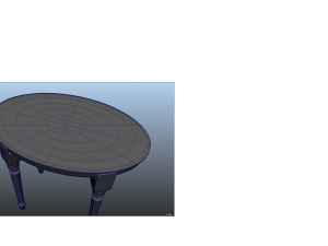 a modern table 3D-Modell