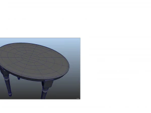 a modern table 3D Model