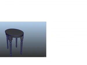 a modern table 3D Model