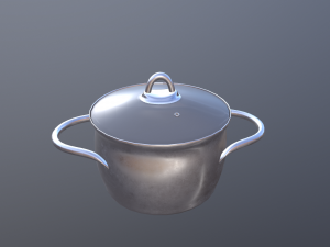 aluminum pan 3D Model