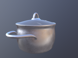 aluminum pan Model 3D
