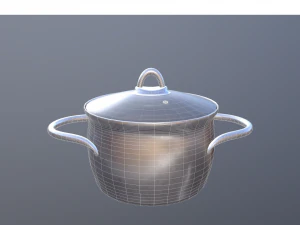 aluminum pan 3D Model