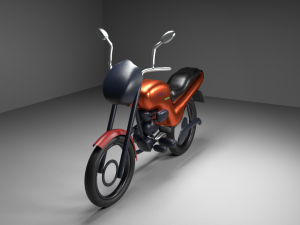 cartoon bike 3D-Modell