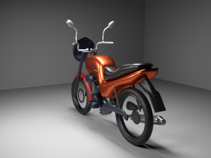 cartoon bike 3D-Modell