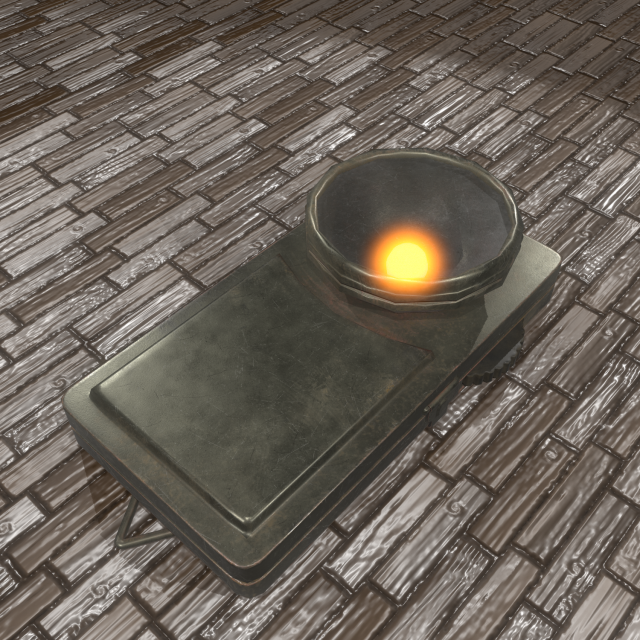 old lamp 3Dモデル .c4d .max .obj .3ds .fbx .stl .blend 