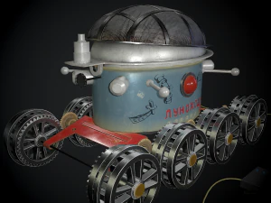 łazik księżycowy Model 3D