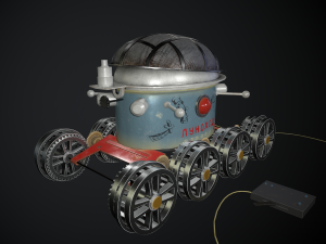 moon rover 3Dモデル