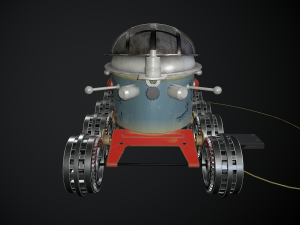 moon rover 3Dモデル