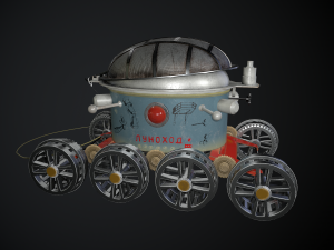 moon rover 3Dモデル