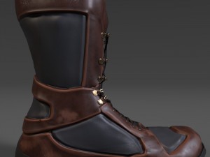 hiking boot 3D 模型