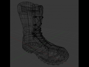 hiking boot 3D 模型