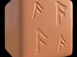 ancient norse rune height-alpha brushes-stamp set CG Texturen