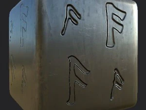 oude Noorse rune hoogte-alpha penselen-stempelset CG Texturen