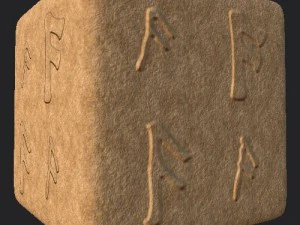 oude Noorse rune hoogte-alpha penselen-stempelset CG Texturen