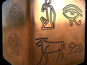 egyptian hieroglyphs heigh map alpha brushes decals texture set CG Textures