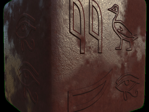egyptian hieroglyphs heigh map alpha brushes decals texture set CG Textures