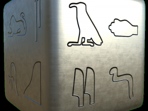 egyptian hieroglyphs heigh map alpha brushes decals texture set CG Textures