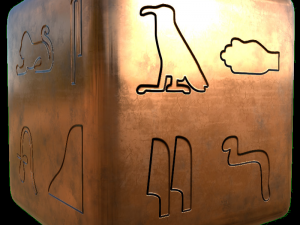 egyptian hieroglyphs heigh map alpha brushes decals texture set CG Textures