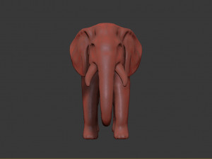 asian elephant 3D Print Model