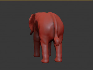 asian elephant 3D Print Model