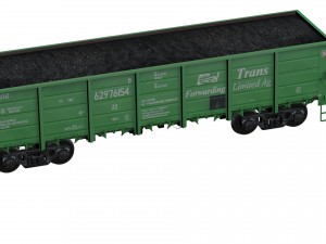 low poly model gondola car 12-783m 3D 모델