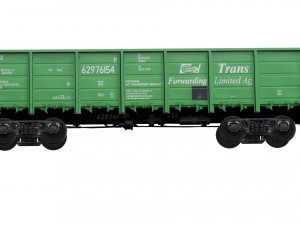 low poly model gondola car 12-783m Model 3D