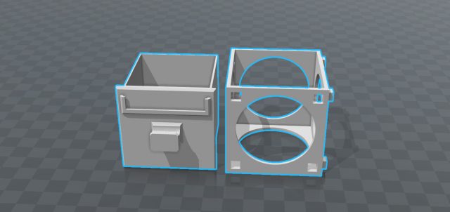 radio component storage system Model do druku 3D .c4d .max .obj .3ds .fbx .stl .blend 