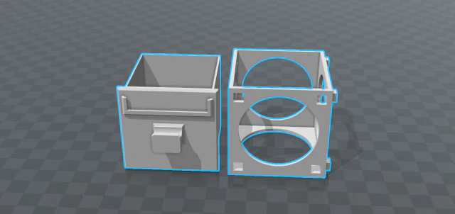 radio component storage system 3D Print Model .c4d .max .obj .3ds .fbx .stl .blend