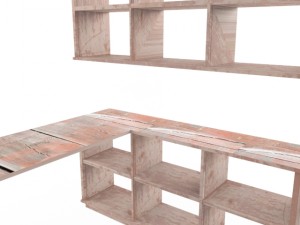 designer chair furniture work area 3D 모델