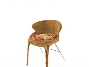 designer chair furniture work area 3D 모델
