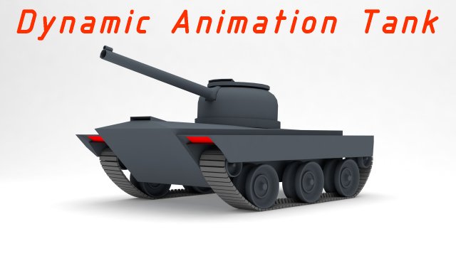 dynamic animation tank 3D Модель .c4d .max .obj .3ds .fbx .stl .blend 