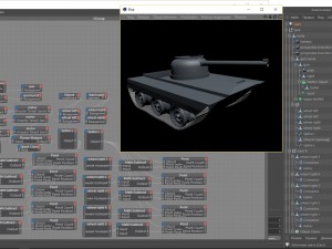 dynamic animation tank 3D Модель