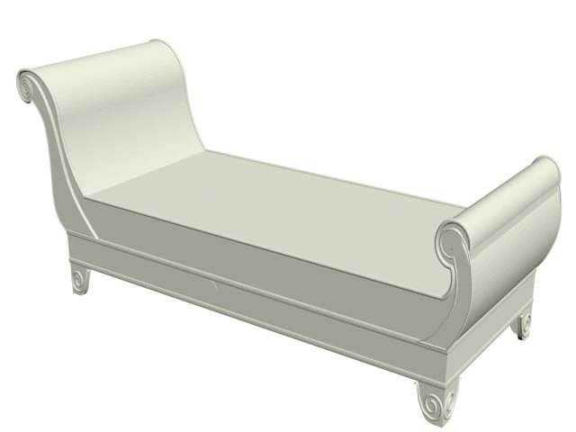 couch 3D Print Model .c4d .max .obj .3ds .fbx .stl .blend 