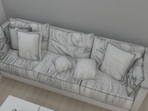 simple living 3D Модель